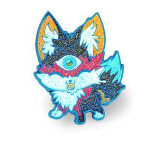 Trippy Fox pin