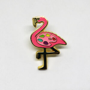 Flymingo Enamel Pin