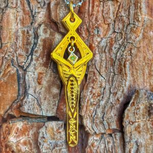Goldstone Spoon Pendant